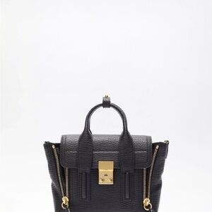 3.1 Phillip Lim Pashli Black Leather Satchel